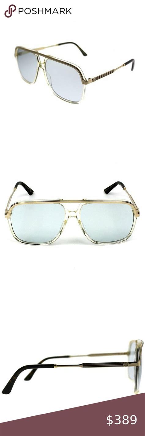 gucci clear sunglasses|authentic gucci sunglasses brand new.